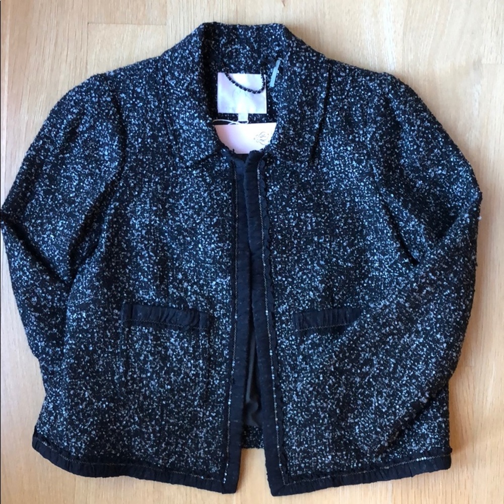 Rebecca Taylor Tweed Boucle Jacket